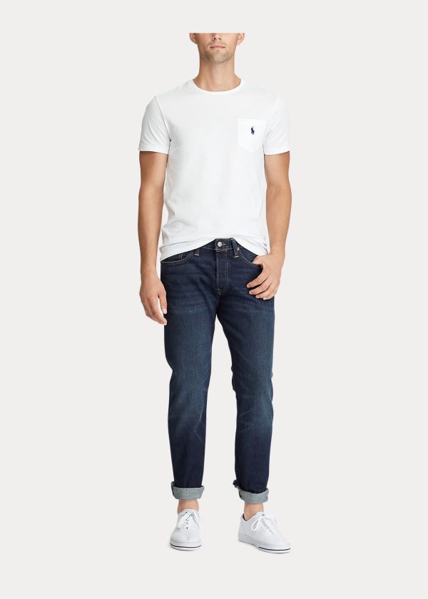 Calças De Ganga Polo Ralph Lauren Hampton Relaxed Straight Homem 40365-LROM